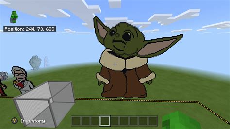 I Made Baby Yoda Minecraft