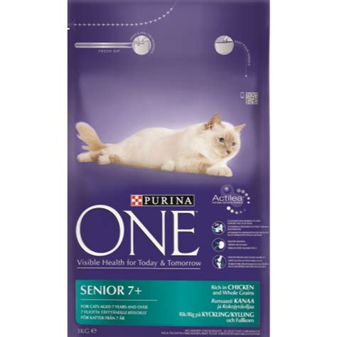 Purina ONE Chicken & Wholegrain Senior 7+ Cat Food From £4.00 ...