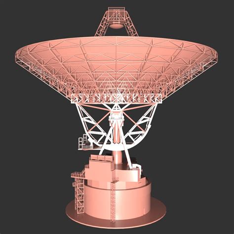 3d Satellite Dish Model Turbosquid 1465438