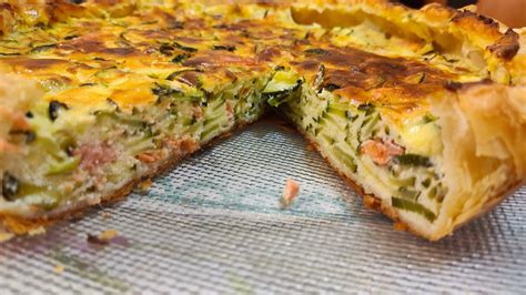 Torta Di Pasta Sfoglia Con Salmone E Zucchine Max Cocco