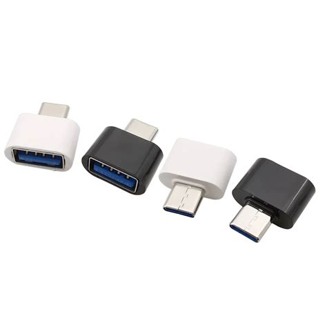 Переходник с USB 2,0 на гнездо типа C OTG для передачи данных телефона ...