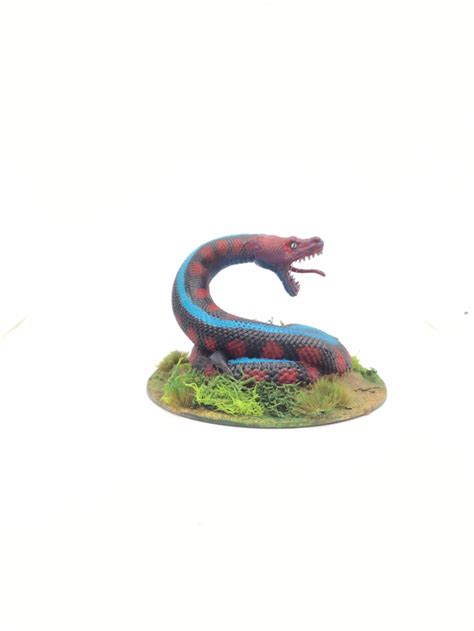 CUSTOM Painted Giant constrictor snake D&D DnD Dungeons and | Etsy