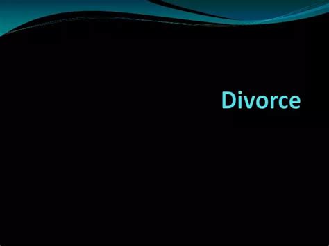 Ppt Divorce Powerpoint Presentation Free Download Id 2018644