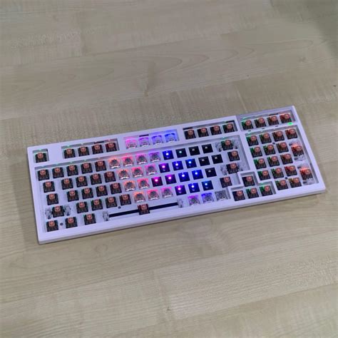 FLESPORTS FL RGB HOT SWAPPABLE Keyboard Tri Mode Connectivity USB Wired Bluetooth