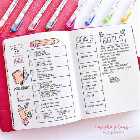 Simple Bullet Journal Beginner Ideas Masha Plans