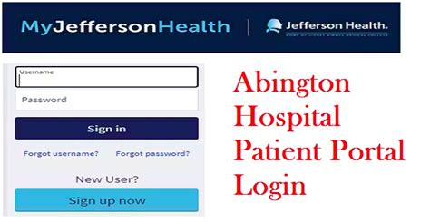 Abington Hospital Patient Portal Login – www.abingtonhealth.org ...