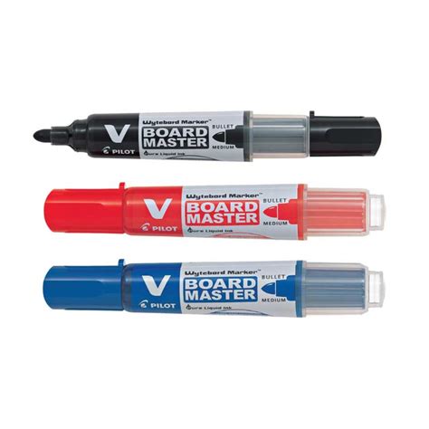 Pilot V Board Master Whiteboard Marker Medium Bullet Black Blue