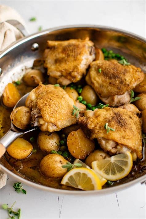 Chicken Vesuvio Recipe - The Forked Spoon