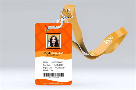 Id Card Design Template Psd Free Download - Sampletemplate.my.id