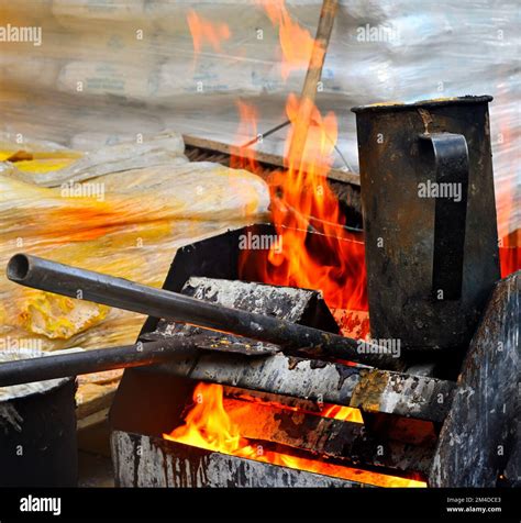 Burning Hot Fire Abstract Stock Photo Alamy