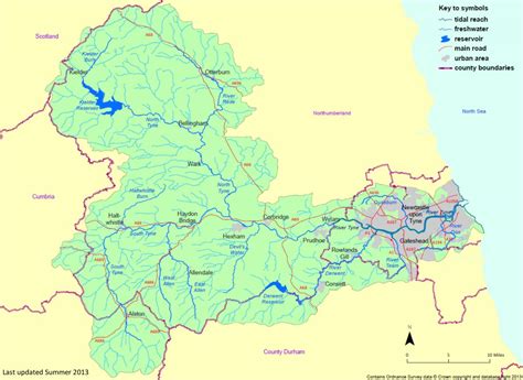 Catchment Map - Tyne Rivers Trust