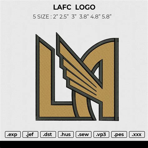 Lafc Logo Embroidery Embroiderystores