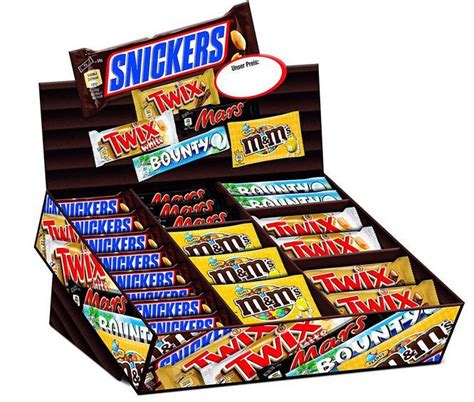 Mars Topsellerbox Snickers Twix Mars Bounty M M S Peanut 72 Riegel