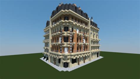 4 French building styles (corners) Minecraft Map