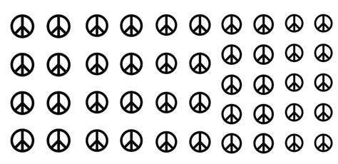 Peace Sign Nail Art Decals - Moon Sugar Decals