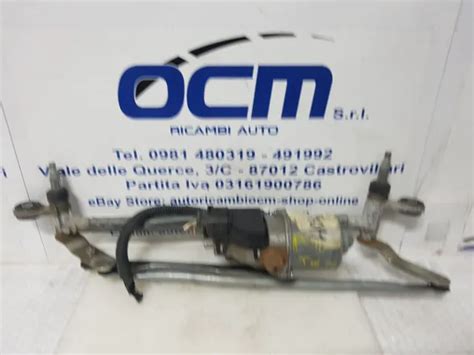 MS159200 9260 MOTORINO TERGICRISTALLO Anteriore Con Tandem Fiat Panda