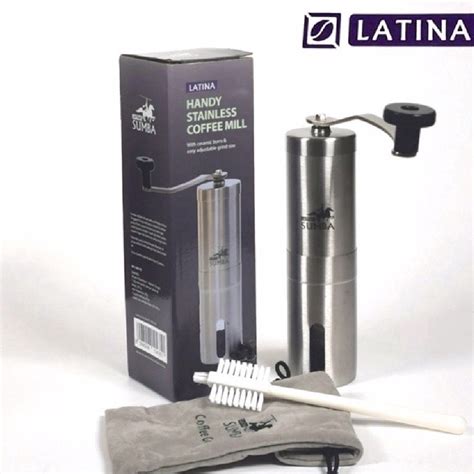 Jual Hand Grinder Coffe Latina Sumba Portable Coffee Grinder Alat Penggiling Kopi Giling Biji