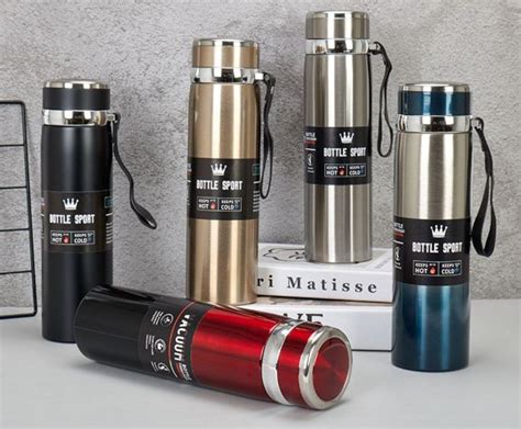 Water Bottle Sports Vacuum Flasks Thermos Hours Hot And Cool Stainless Steel Material Daraz Pk