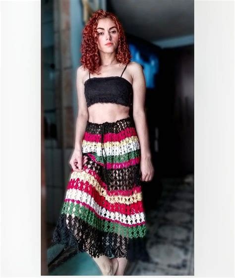 Fantastic Stylish Fabulous Crochet Long Skirt Design Hand Maded Ideas