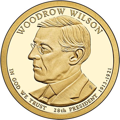 1 dollar coin – Woodrow Wilson (1913-1921) | USA 2013