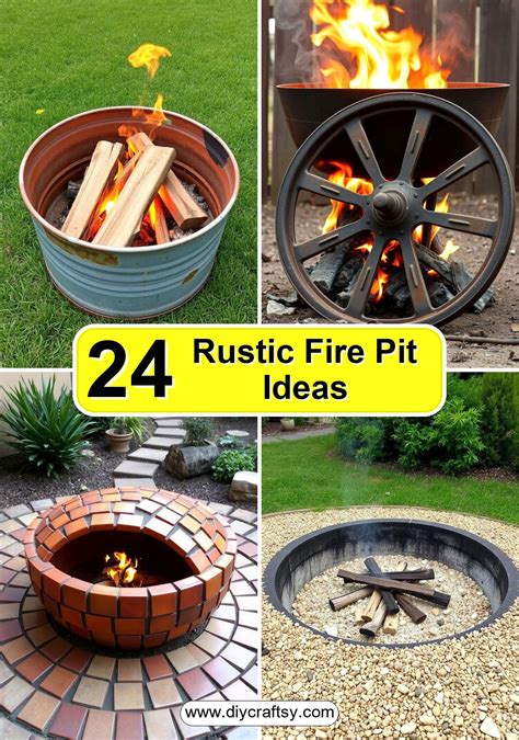 rustic fire pit designs  cozy outdoor gatherings