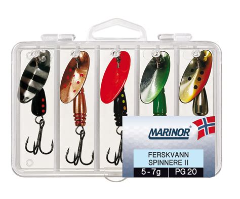 Marinor AS Ferskvann Spinnere II Ass 5 Pk