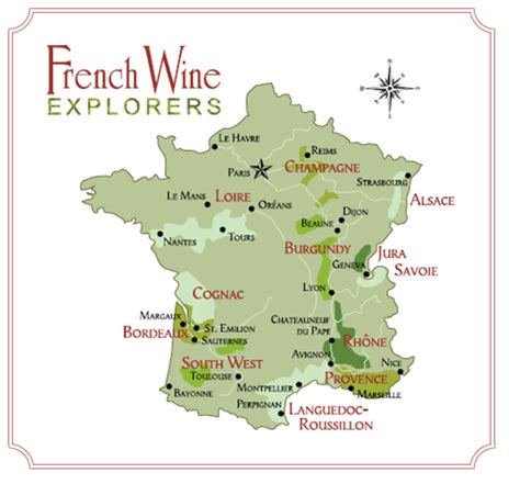 French Wine Map Of France Wine Map France Map France Wine