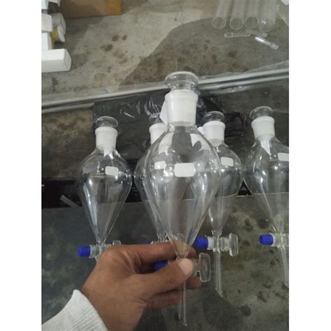 jual corong pisah ml kran kaca shopee indonesia