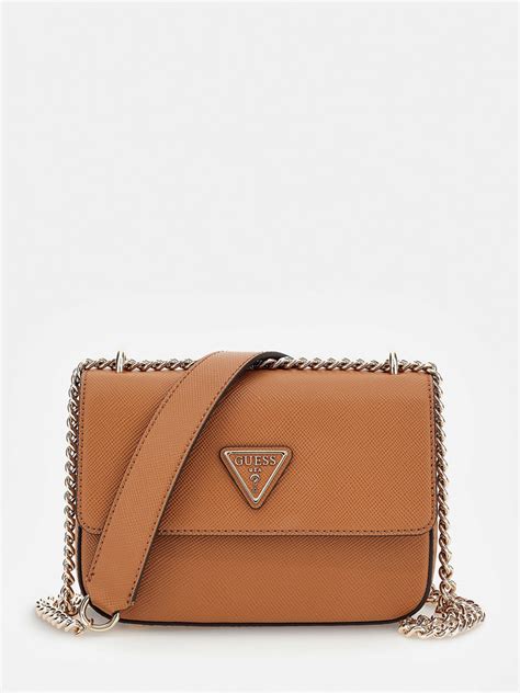 Guess Mini Torebka Crossbody Saffiano Model Eco Elements