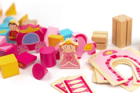 Wooden Princess Block Castle Tooky Toy Shine Project