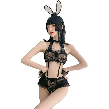 sexy bunny costume cosplay lingerie sexy lingerie  women roleplay