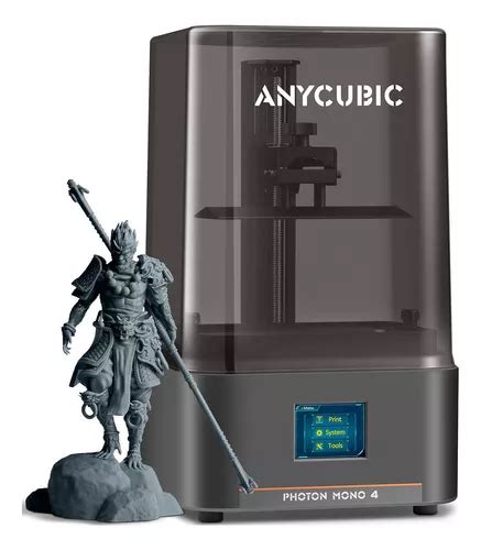 Impresora 3d Resina Anycubic Photon Mono 4 10k Color Negro Cuotas Sin
