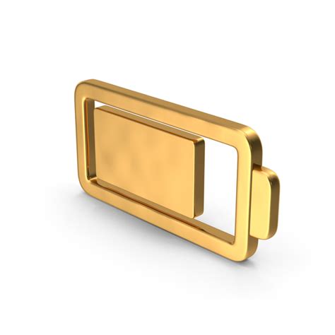 Gold Four Bars Battery Symbol Png Images And Psds For Download