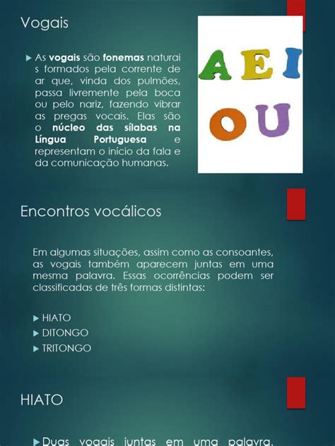 O Que São Consoantes - Vogais e Consoantes na Língua Portuguesa | PDF | Fonema | Vogal