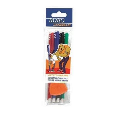 Tratto Cancellik Ballpen 2 Pcs Blue – Dinoo