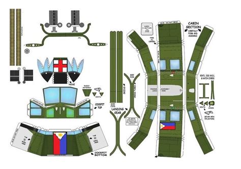 Phillipine Decals Modelos De Aviones Modelo De Papel Maquetas De Papel