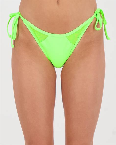 Shop Topanga Chic Bikini Bottom In Neon Green Fast Shipping Easy Returns City Beach Australia