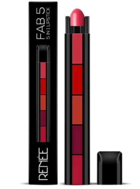 Renee Fab 5 Nude 5 In 1 Lipstick 7 5gm Long Lasting Matte Finish Five Shades Artofit