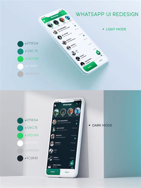 Whatsapp Ui Redesign Concept On Behance