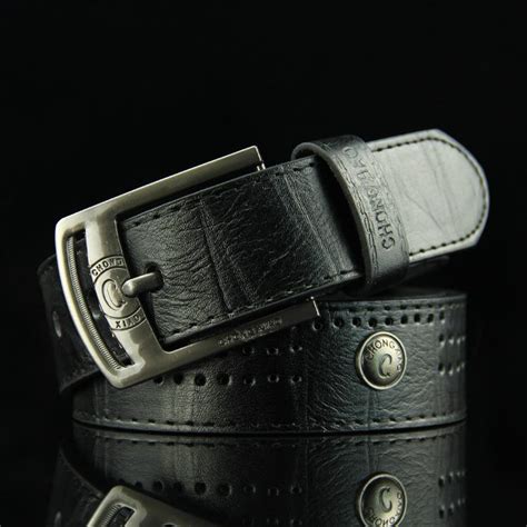 Kaufe Herren Punk Mode Faux Leder Gürtel Rivet Armband Legierung Pin