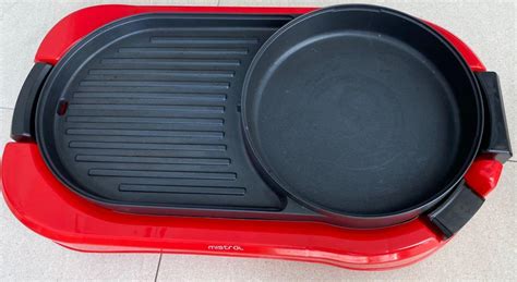 Mistral Electric Grill With Hot Pot MEG TV Home Appliances Kitchen Appliances BBQ Grills