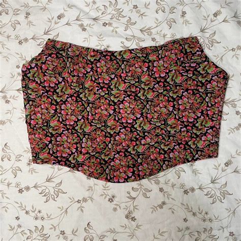 Zara Tops Zara Floral Corset Top Poshmark