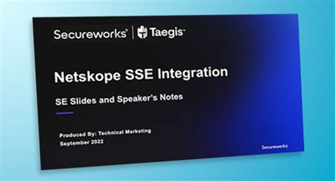 Netskope Sse Integration Mit Secureworks Netskope