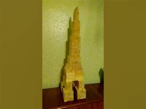 эйфелева башня из дженги #shorts - YouTube