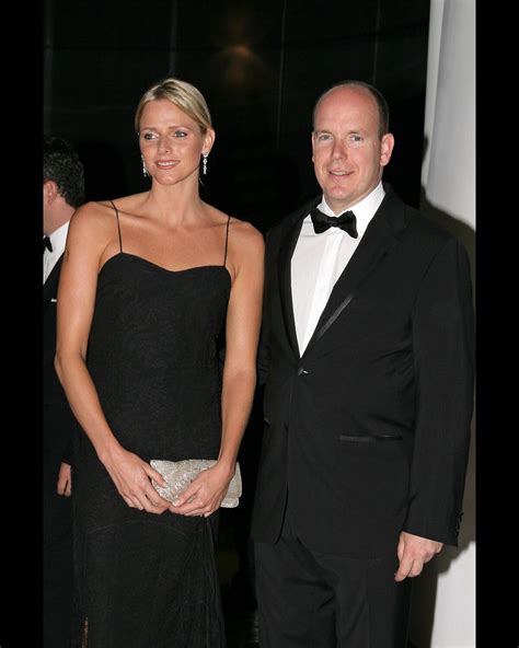 Photo : Charlene Wittstock lors de l'une de ses premières apparitions