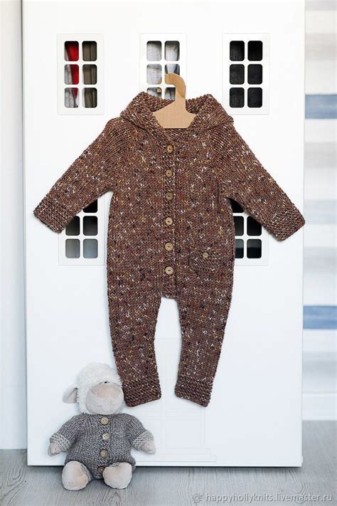 ВЯЗАНЫЙ КОМБИНЕЗОН ДЛЯ МАЛЫША в интернет-магазине на Ярмарке Мастеров ...