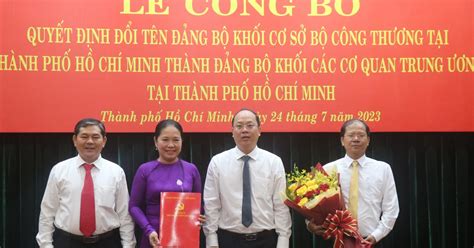 Thành uỷ TP HCM sáp nhập 1 tổ chức đảng Báo Pháp Luật TP Hồ Chí Minh