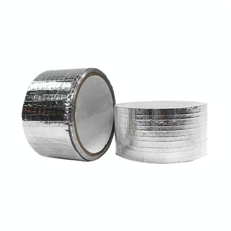 Reinforced Hvac Alu Adhesive X Fiberglass Fireproof Aluminum Foil