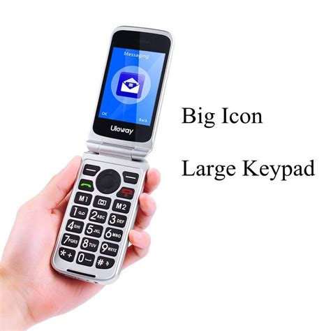 Uleway G Senior Flip Phone Unlocked With Sos Big Button T Mobile Flip