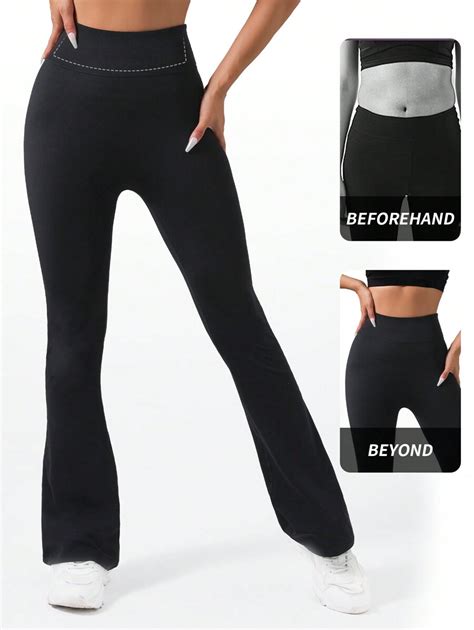 Yefecy Naked Feeling High Waisted Yoga Pants With Flare Hem For Women Butt Lifting And Body